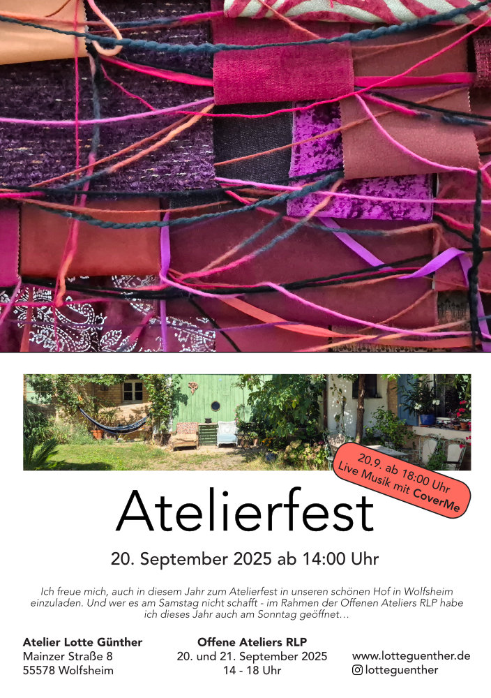 Atelierfest 25 Website
